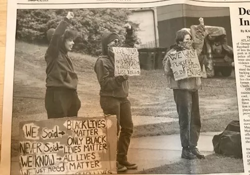 Sentinel Covers BLM Protest